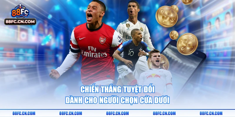 Chiến thắng tuyệt đối dành cho người chọn cửa dưới