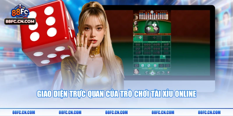Giao diện trực quan của trò chơi tài xỉu online