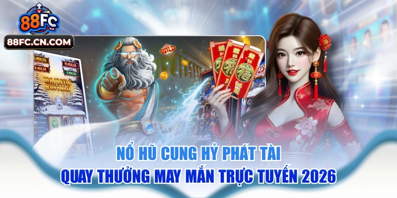 Nổ Hũ Cung Hỷ Phát Tài - Quay Thưởng May Mắn Trực Tuyến